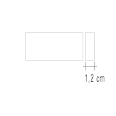 Ladrilho Hidráulico Piso Liso Cod. L51 (5,5 x 11 cm)